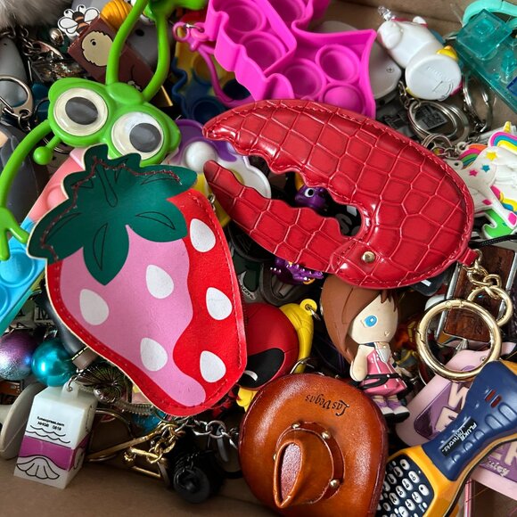 Keychain Bag Clip Lot Mixed 5+ pounds - Picture 6 of 7